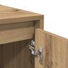 vidaXL Сайдборд, дъб артизан, 70x41x75 см, инженерно дърво