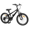 vidaXL Kids Mountain Bike 20 инча 6-Speed за 5-8 години Черно
