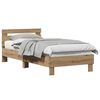 vidaXL Рамка за легло Дъб 203 x 95 x 70 см Инженерно дърво