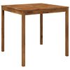 vidaXL Градинска бар маса Натурално 110 x 108,5 x 105 см