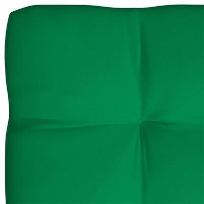 vidaXL Палетни възглавници за диван, 7 бр, Зелен