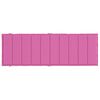 vidaXL Шалте за шезлонг, розово, Оксфорд плат