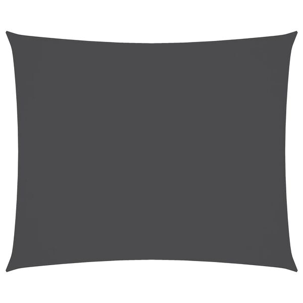vidaXL Платно-сенник, Оксфорд текстил, правоъгълно, 4x5 м, антрацит