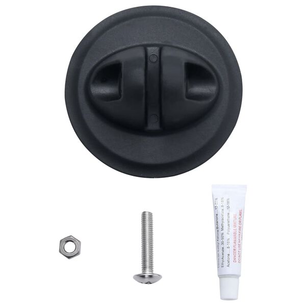 vidaXL Комплект за монтиране на бимини за надуваема лодка