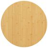 vidaXL Плот за маса &Oslash;70x4 см бамбук