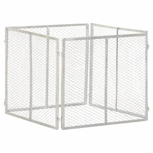 vidaXL Градински компостер, 85x85x70 см, поцинковано желязо
