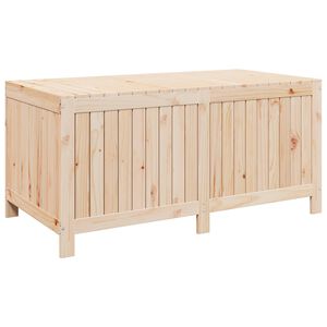 vidaXL Кутия за съхранение в градината 359 L Масивна борова дървесина