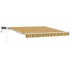 vidaXL Прибираща се тента Многоцветен 350 x 250 cm Тъкан и алуминий