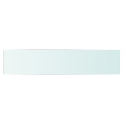 vidaXL Плоча за рафт, прозрачно стъкло, 70 x 15 см