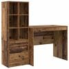vidaXL Бюро Старо дърво 135,5 x 50 x 127 см 2 бр.