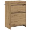vidaXL Кабинет под мивка за баня Дъб артизан 56 x 37,5 x 81 см