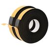 vidaXL Самоотлепваща се пяна лента 2 pcs Черно 40mm x 5m CR пяна