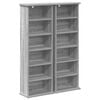 vidaXL Кабинет за CD 2 бр. Сив Сонома 60 x 17 x 92 см