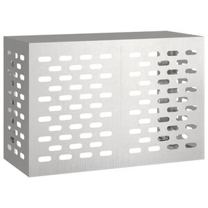 vidaXL Покритие за климатик Сребристо 90 x 40 x 60 см