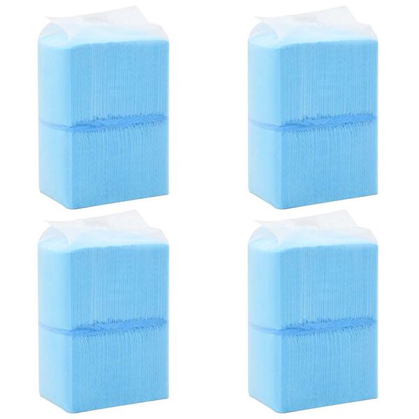 vidaXL Подложки за обучаване на домашни любимци 400 бр 45x33 см плат