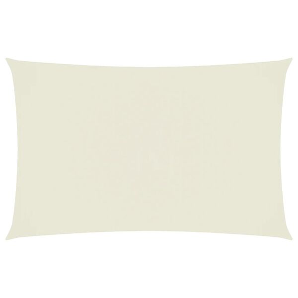 vidaXL Платно-сенник, Оксфорд текстил, правоъгълно, 4x7 м, кремаво