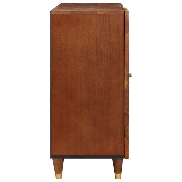 vidaXL Служебен шкаф Кафяво 90 x 33,5 x 75 см Солидно мангово дърво