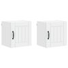 vidaXL Стенен шкаф LUCCA 2 pcs Бяло 40 x 31 x 40 см