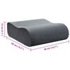 vidaXL Възглавница за сядане Едноцветен Сив