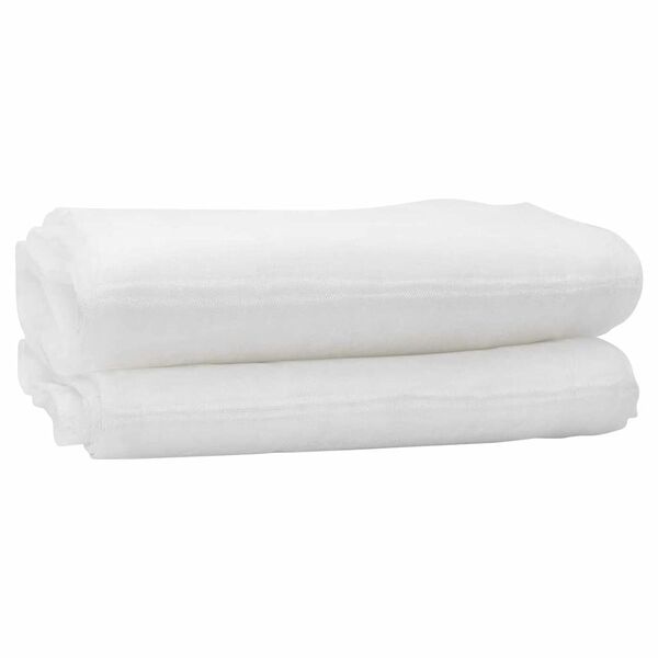 vidaXL Мрежа против насекоми Бяло 2 x 50 m Полиетилен