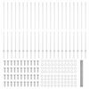 vidaXL Ограда с пост Сребрист 1,6 x 50 m Стомана