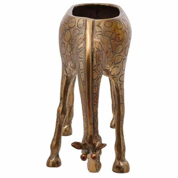 vidaXL Кутия за лед Месинг 49 x 22 x 39 см Алуминий