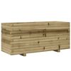 vidaXL Градинска кашпа 110x40x49,5 см импрегниран бор