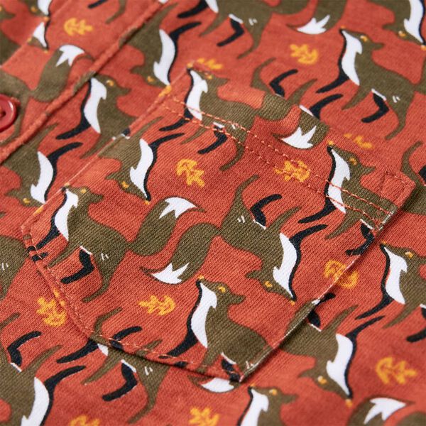 Детска риза, светлоръждиво, 92