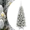 vidaXL С изкуствено коледно дърво Бяло 120 cm