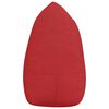 vidaXL Възглавница за гръб Червено 140 x 24 x 50 см текстил