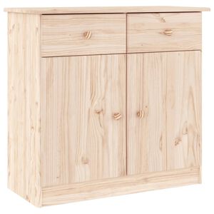 vidaXL Сайдборд ALTA, 77x35x73 см, борово дърво масив