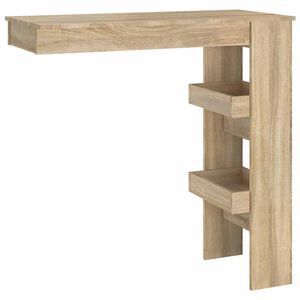 vidaXL Стенна Дъб сонома 102x45x103,5 см, инженерно дърво
