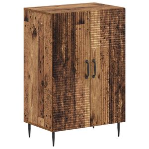 vidaXL Шкаф за обувки HAARLEM 59,5 x 39,5 x 89,5 см Старо дърво