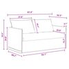 vidaXL Комплект дивани 2 pcs Тъмносиво 156 x 82 x 85 см Текстил