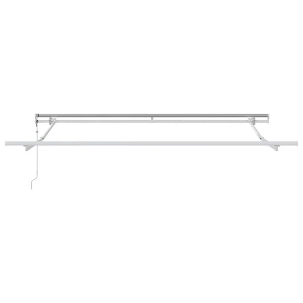 vidaXL Автоматично прибираща се тента, кафяв, 300x250 см