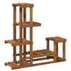 vidaXL Стойка за растения Натурално 93,5 x 25 x 91,5 см