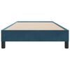 vidaXL Box Spring Легло без матрак Тъмно синьо 90x210 cm Кадифе