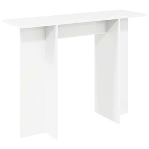 vidaXL Конзолна маса Бяло 100 x 30 x 75 см Инженерна дървесина