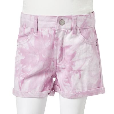 Детски къси панталони, розови, 92