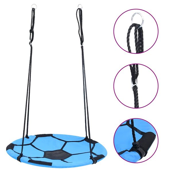 vidaXL Футболна люлка гнездо, 100 см