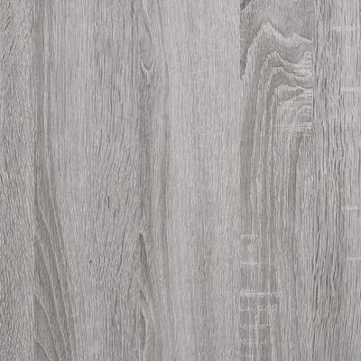 vidaXL Сайдборд, сив сонома, 70x35,5x67,5 см, инженерно дърво
