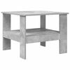 vidaXL Масичка за кафе Циментено сиво 57 x 55 x 45 см