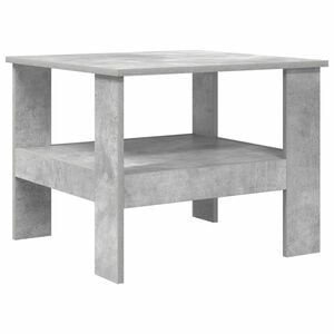 vidaXL Масичка за кафе Циментено сиво 57 x 55 x 45 см