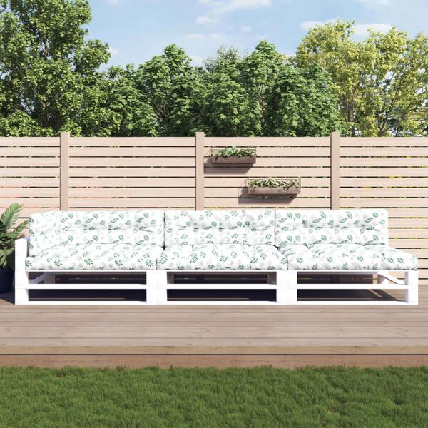 vidaXL Палетни възглавници, 7 бр, на листа, текстил