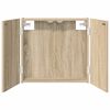 vidaXL Кабинет за дартборд Дъб сонома 56 x 12 x 53,5 см