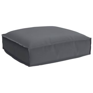vidaXL Възглавница Антрацит 50 x 50 x 12 cm Оксфордска тъкан