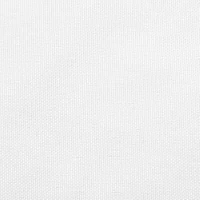 vidaXL Платно-сенник, Оксфорд текстил, квадратно, 6x6 м, бяло