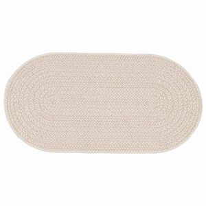 vidaXL Килим ZIZUR Кремаво 200 x 100 cm Полипропилен