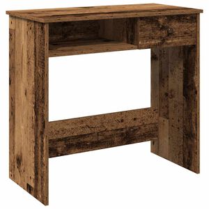 vidaXL Бюро, старо дърво, 80x40x75 см, инженерно дърво