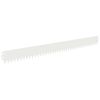 vidaXL Ограда за трева 10 pcs 103 x 10 см Стомана Бяло